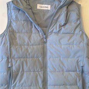 Calvin Klein Sky Blue Quilted Vest